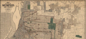 Memphis Map Courtesy Tennessee State Library & Archives