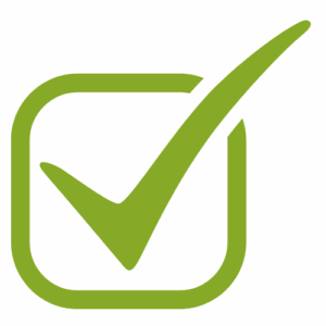green checkmark icon