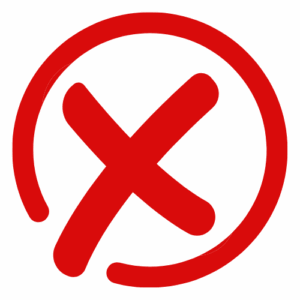red x icon