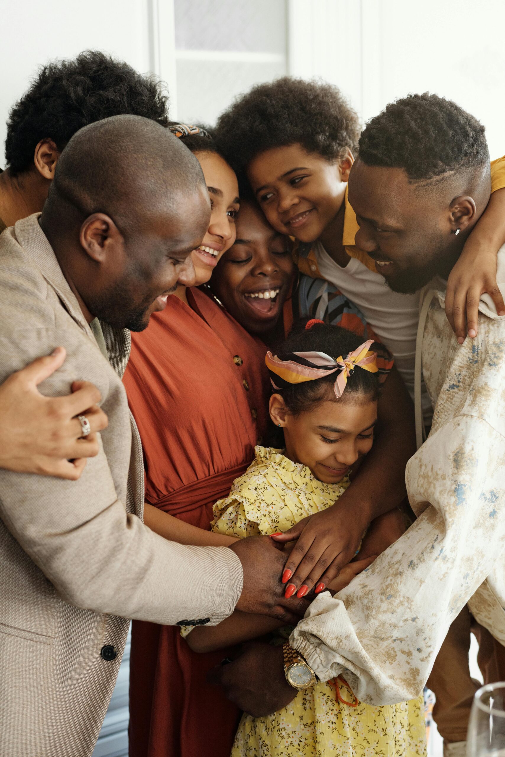 grouphug family in group hug